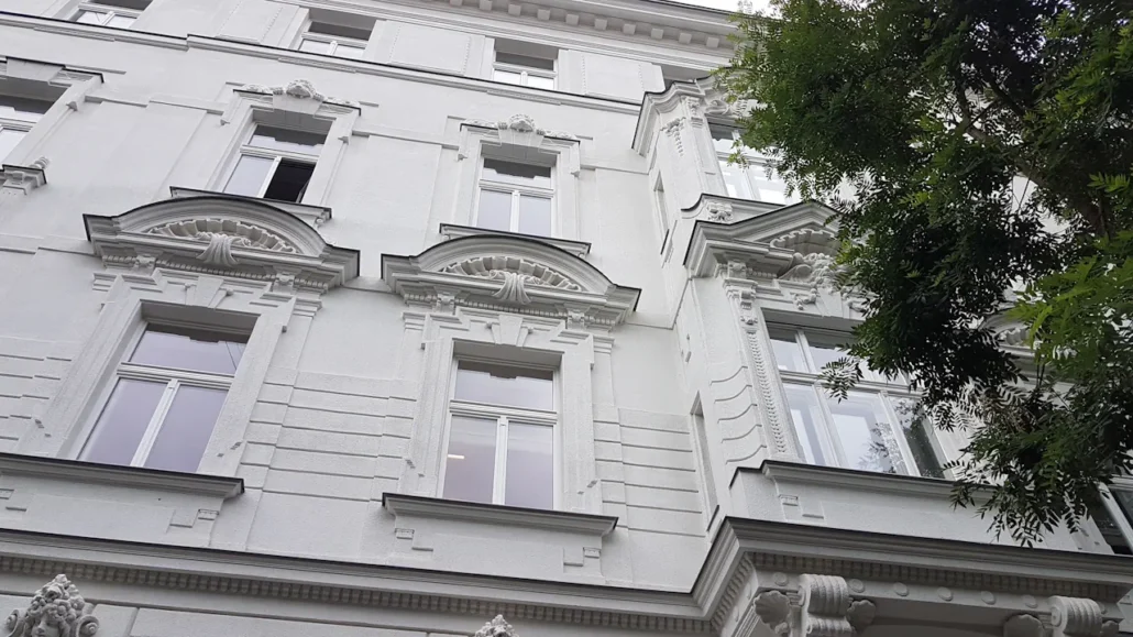 Benczúr utca 11. homlokzatfelújítás