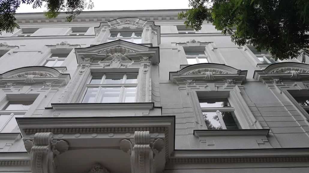 Benczúr utca 11. homlokzatfelújítás