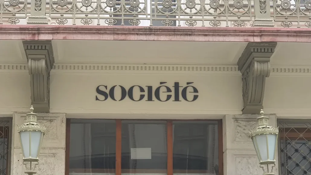 Société Budapest - homlokzat felújítás