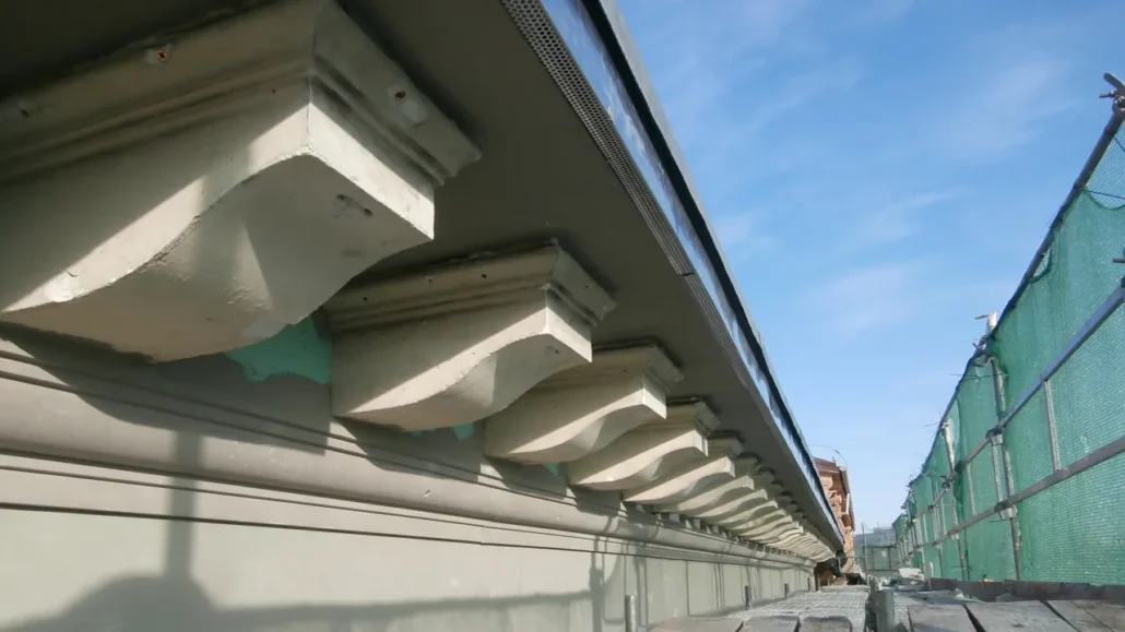 Mark Center homlokzat felújítás, restaurálás