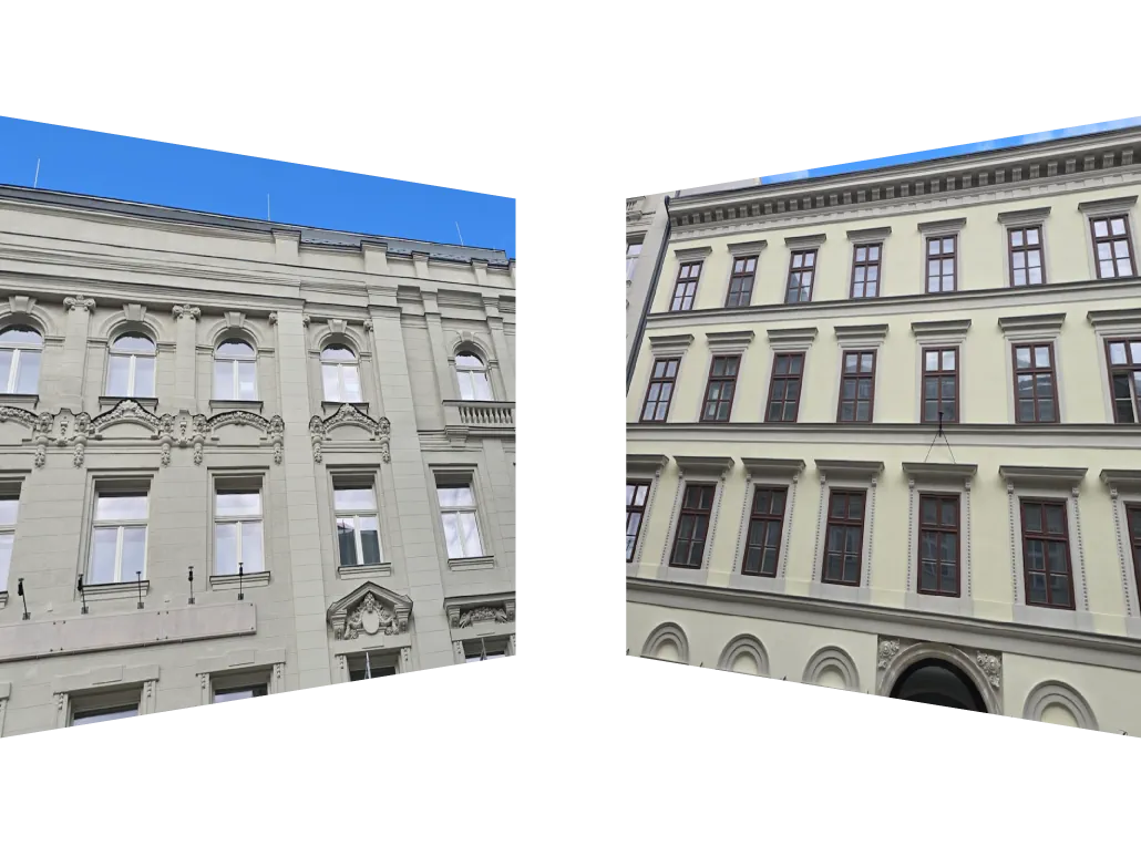 Sas utca 10. és 12. homlokzatának felújítása
